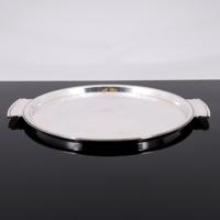 Georg Jensen PYRAMID 600G Sterling Silver Round Tray, Harald Nielsen - Sold for $7,040 on 10-11-2026 (Lot 725).jpg